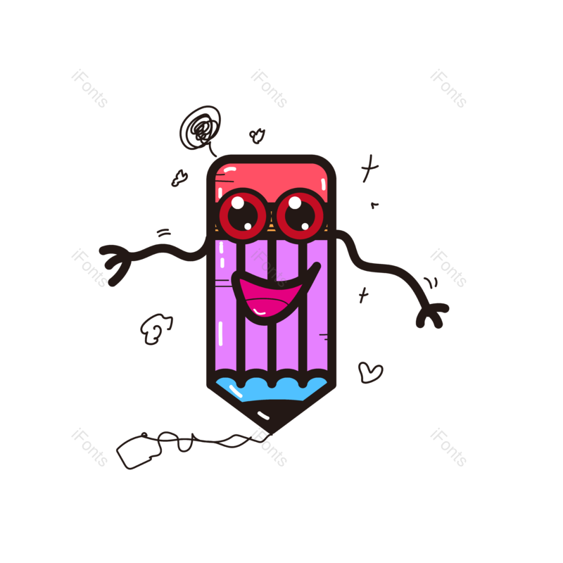 插图图片,卡通元素,铅笔PNG,矢量图免抠素材